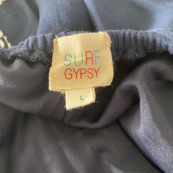 Surf Gypsy Capri Romper in Navy Size Large - Picture 4 of 5